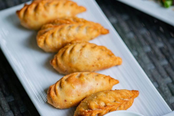 a plate of food on a table