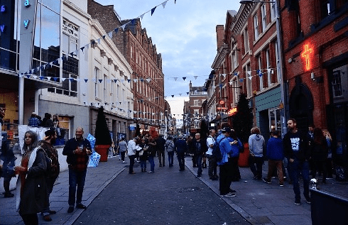 Hockley Nottingham Happy scene Nottingham