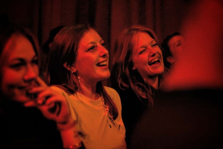 Audience at the English comedy show Culture Shock in Berlin