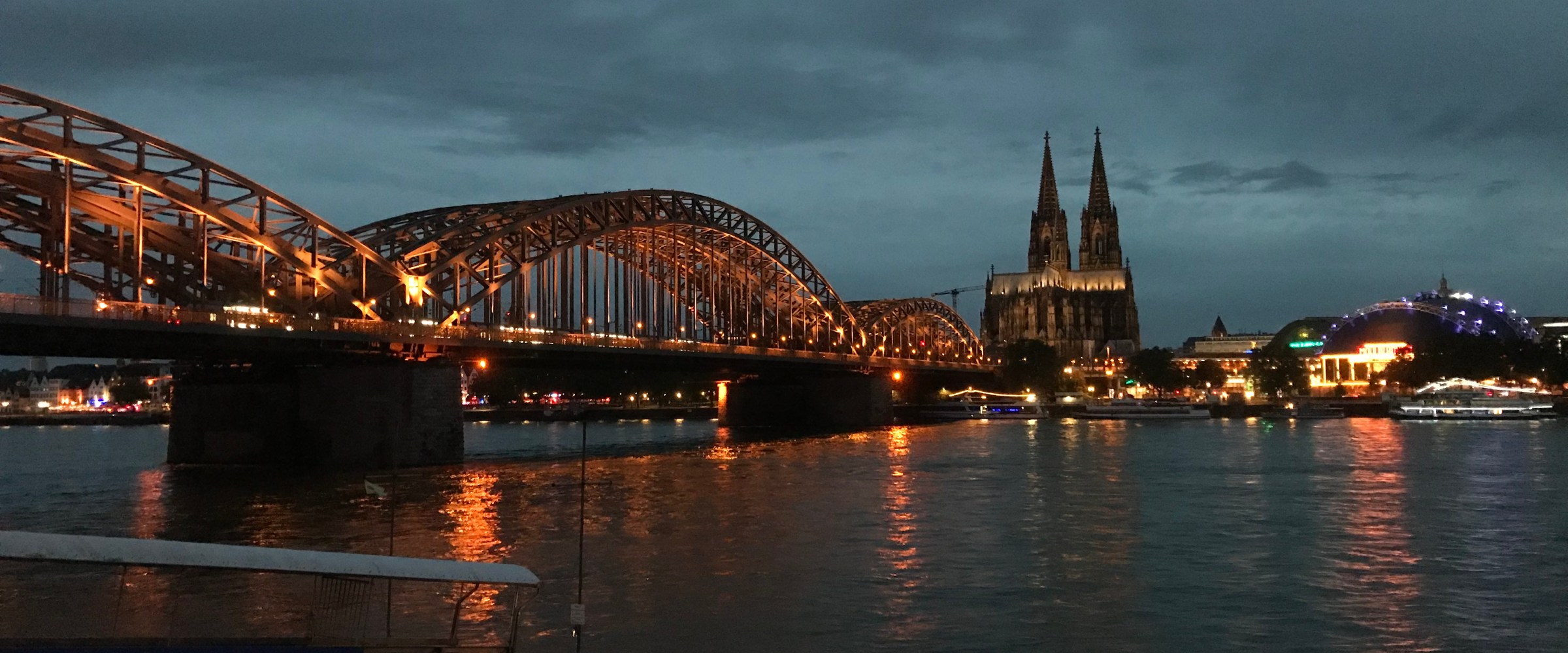 a bridge over river rhine