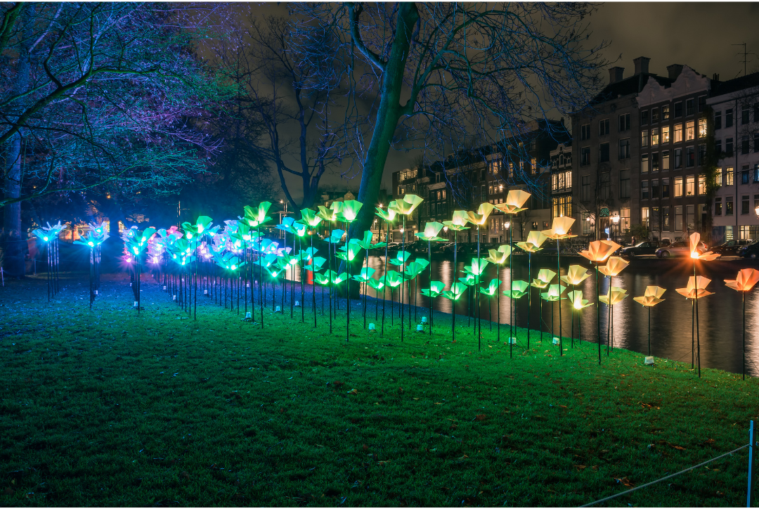 Amsterdam light show 2 Amsterdam light show