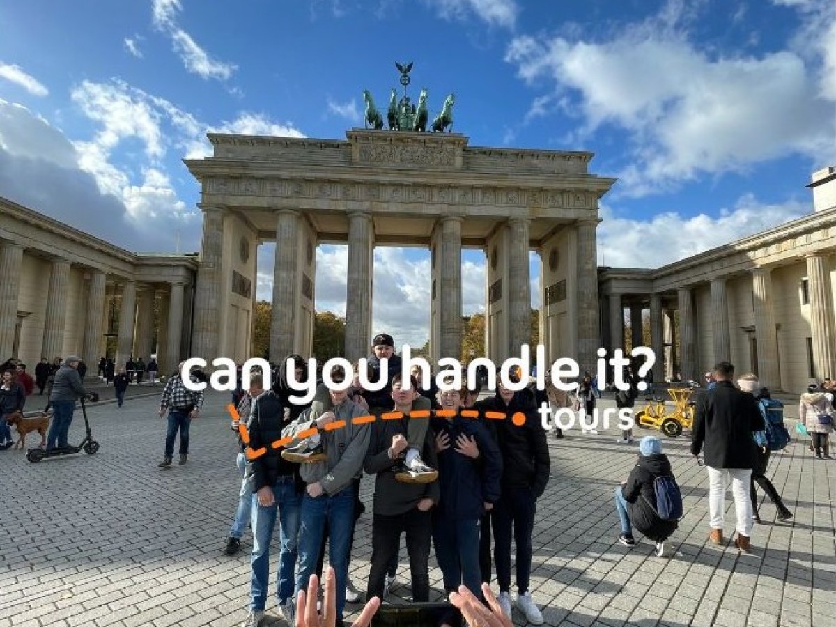 Brandenburg Gate, beautiful photo during walking tour, Berlin, 2026